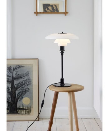 PH 3/2 Bordlampe Svart Metallisert