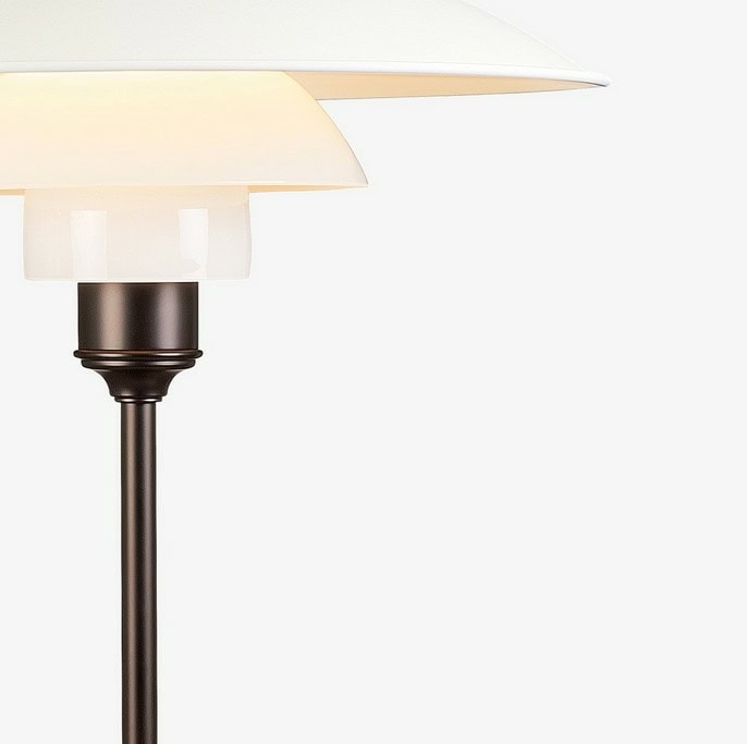 PH 3 1/2 - 2 1/2 Bordlampe - hvit - Bilde 4