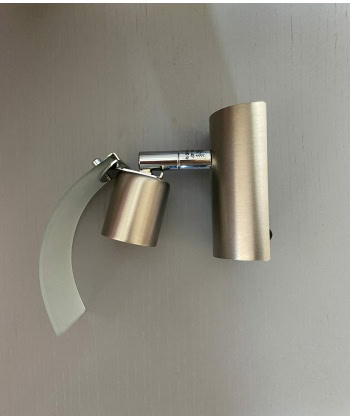 Alternative view of PRO Vegglampe - Matt nikkel