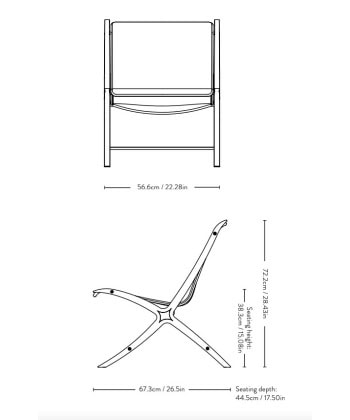 X M10 -Loungestol - Bilde 4