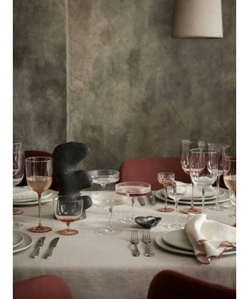 Alternative view of Vinglass med stett ,Blush -2 pk.