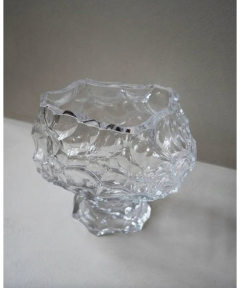 Alternative view of Canyon Vase - medium klar