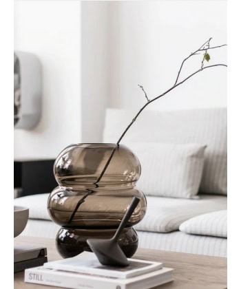 Alternative view of Soft Shape vase - Smoke