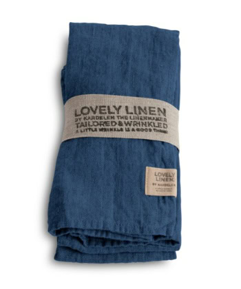 Linservietter, Lovely 4pk Denim Blue