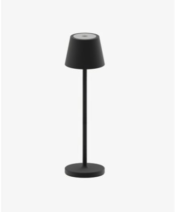 Alternative view of Iris Mini bordlampe -Oppladbar, Sort / Rust