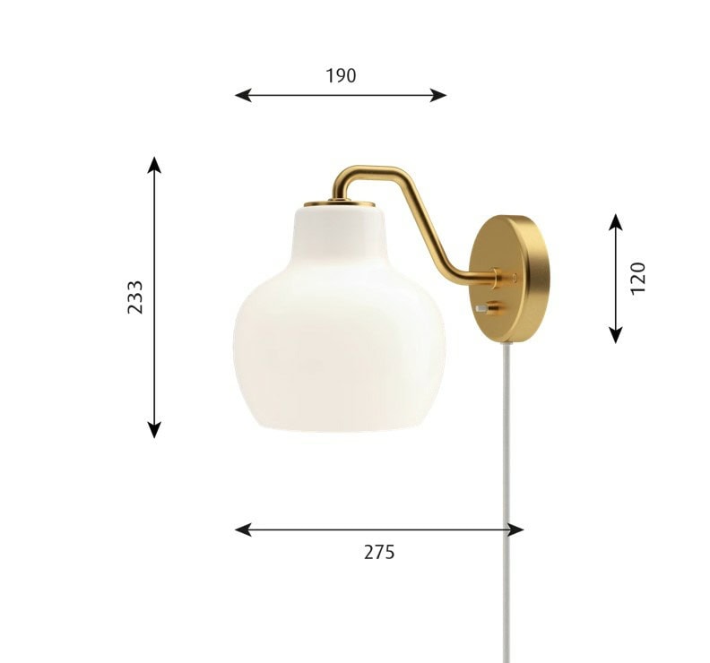 VL Ring vegglampe - singel - Bilde 3