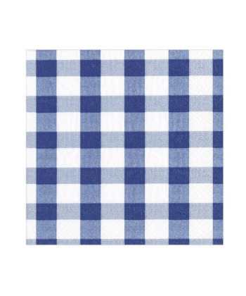Servietter lunsj - Gingham Blå
