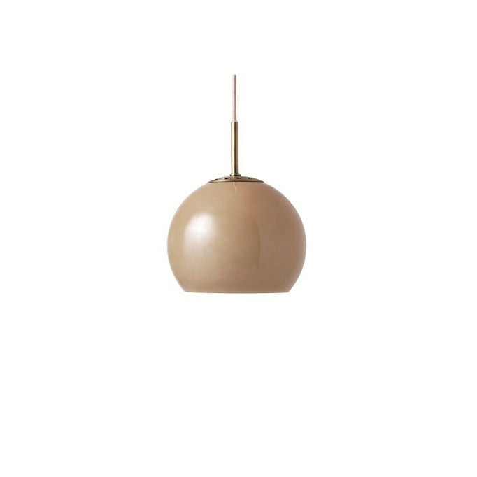 Ball Glass Pendel -Cappuccino Ø18