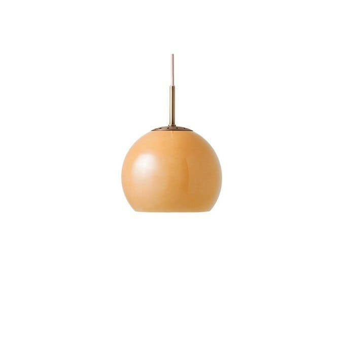 Ball Glass Pendel -Amber Ø18