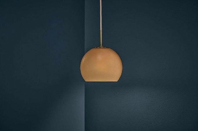 Ball Glass Pendel -Amber Ø18 - Bilde 3