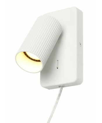 Grooves K1 vegglampe -Hvit