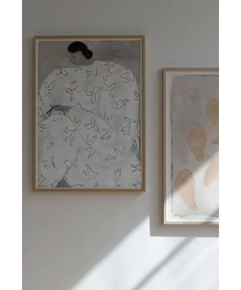 White Flower -Plakat -50x70 - Bilde 3