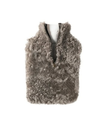 Kerri -varmeflaske med saueskinnspose, stone