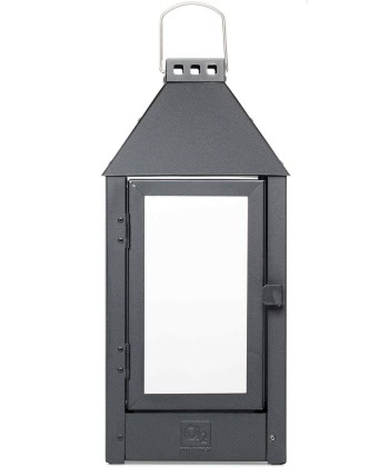 Lyslykt utendørs, Sort -Medium