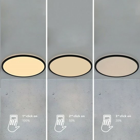 Oja Plafond Ø42 -Sort (IP54) - Bilde 2