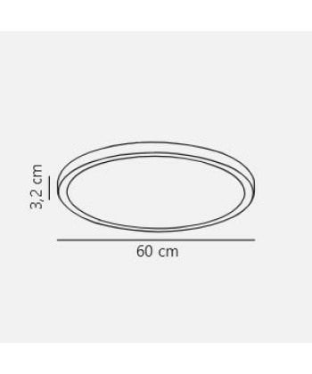 Oja Plafond Ø60 -Sort / Hvit - Bilde 8