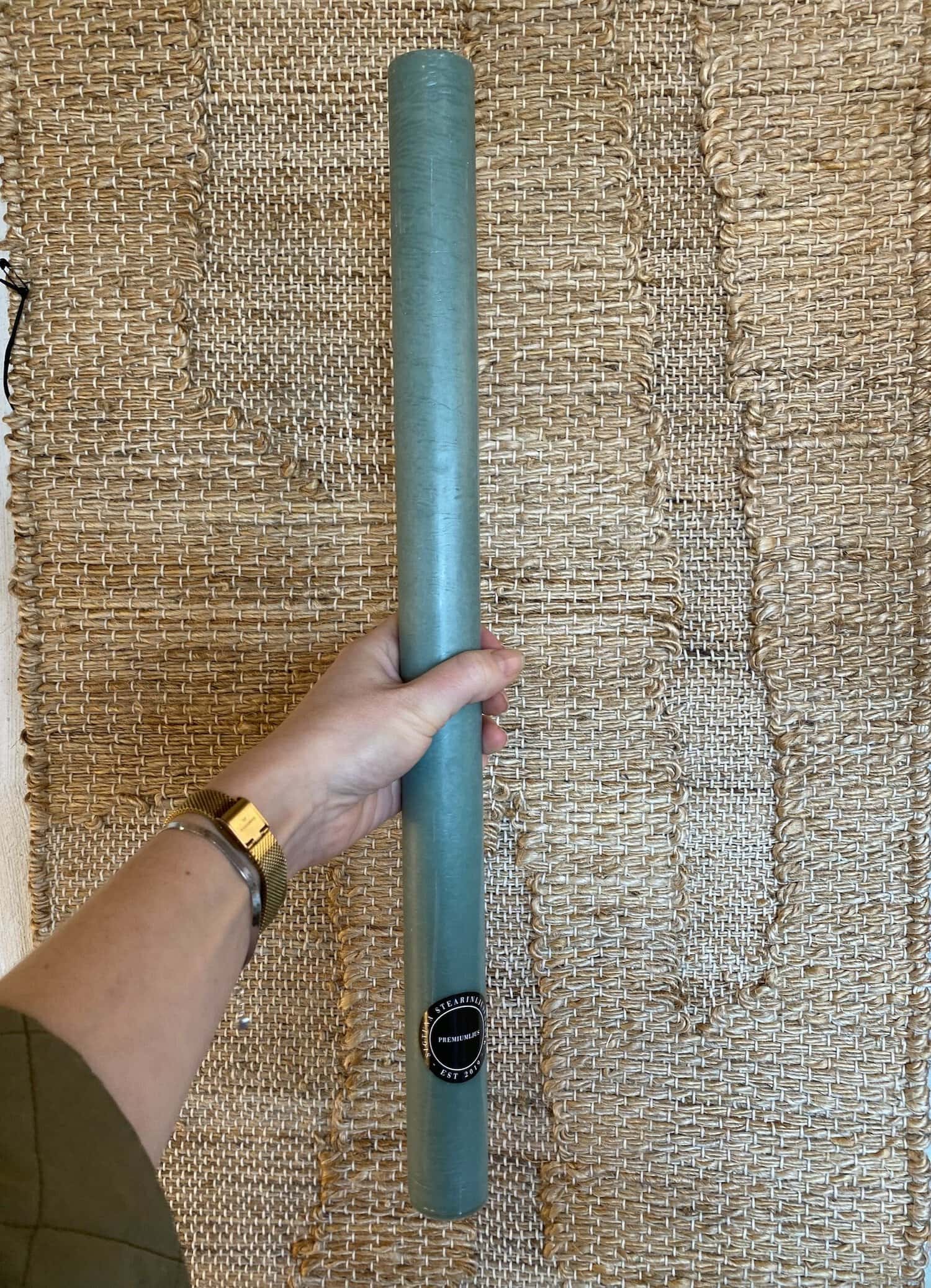 Blokklys -H50 x Ø3,6 -Eucalyptus - Bilde 2