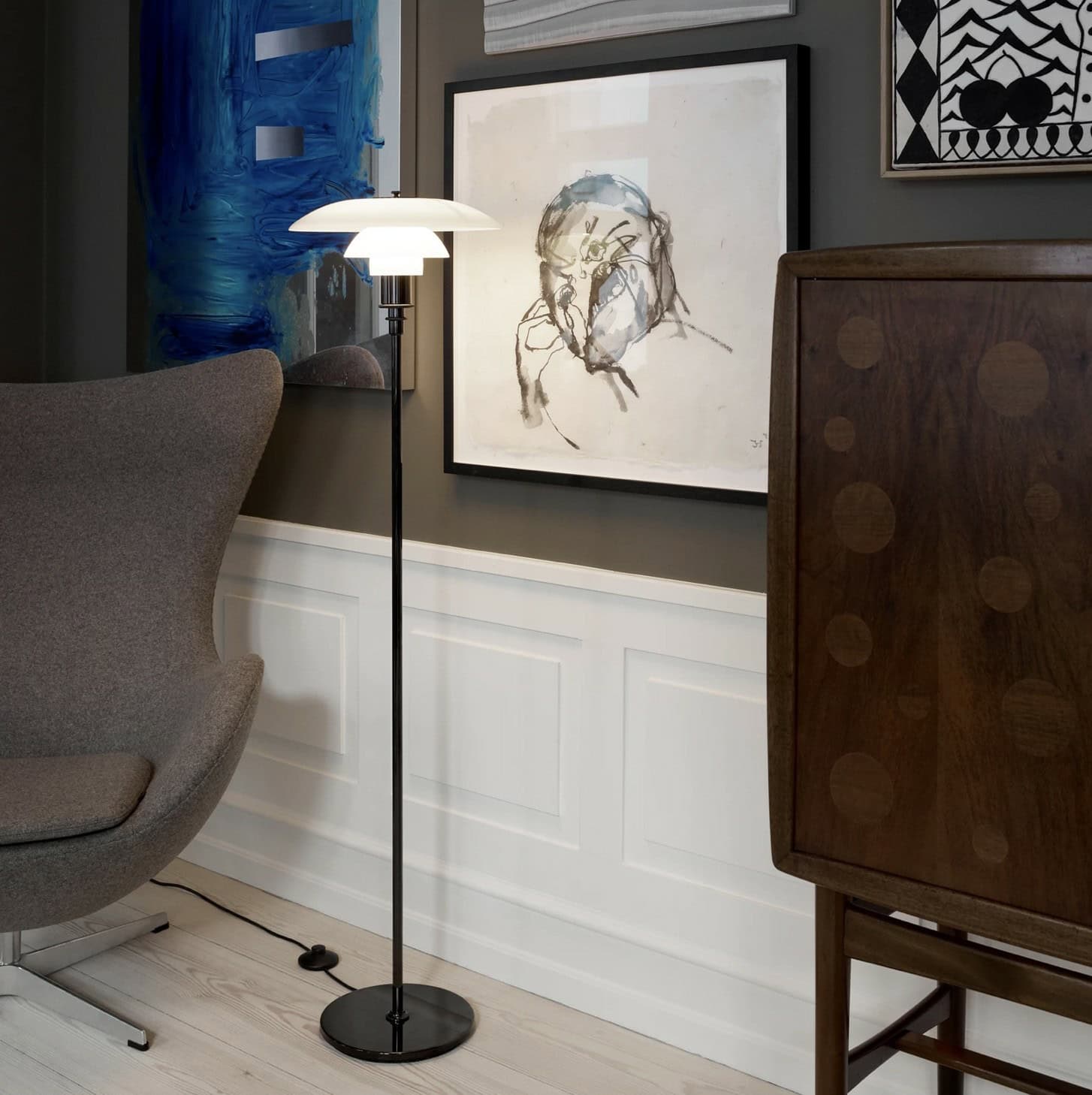 PH 3 1/2 - 2 1/2 gulvlampe - Bilde 2