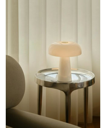 Glossy Mini Hvit -Bordlampe - Bilde 3