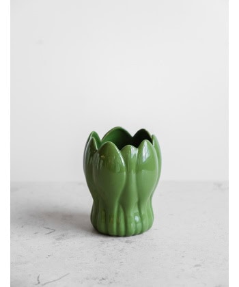 Krokus vase, Medium -Grønn