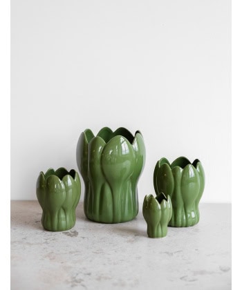 Alternative view of Krokus vase, Medium -Grønn