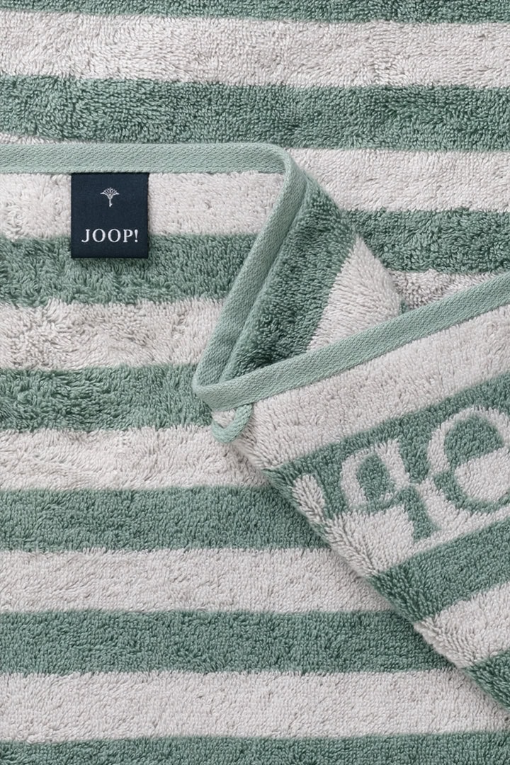 JOOP! Split Stripes -Håndkle 50x100, Grønn - Bilde 2