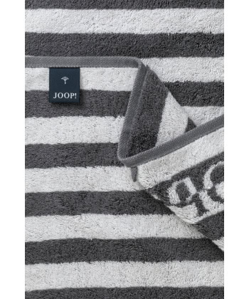 JOOP! Split Stripes -Håndkle 50x100, Grå - Bilde 3