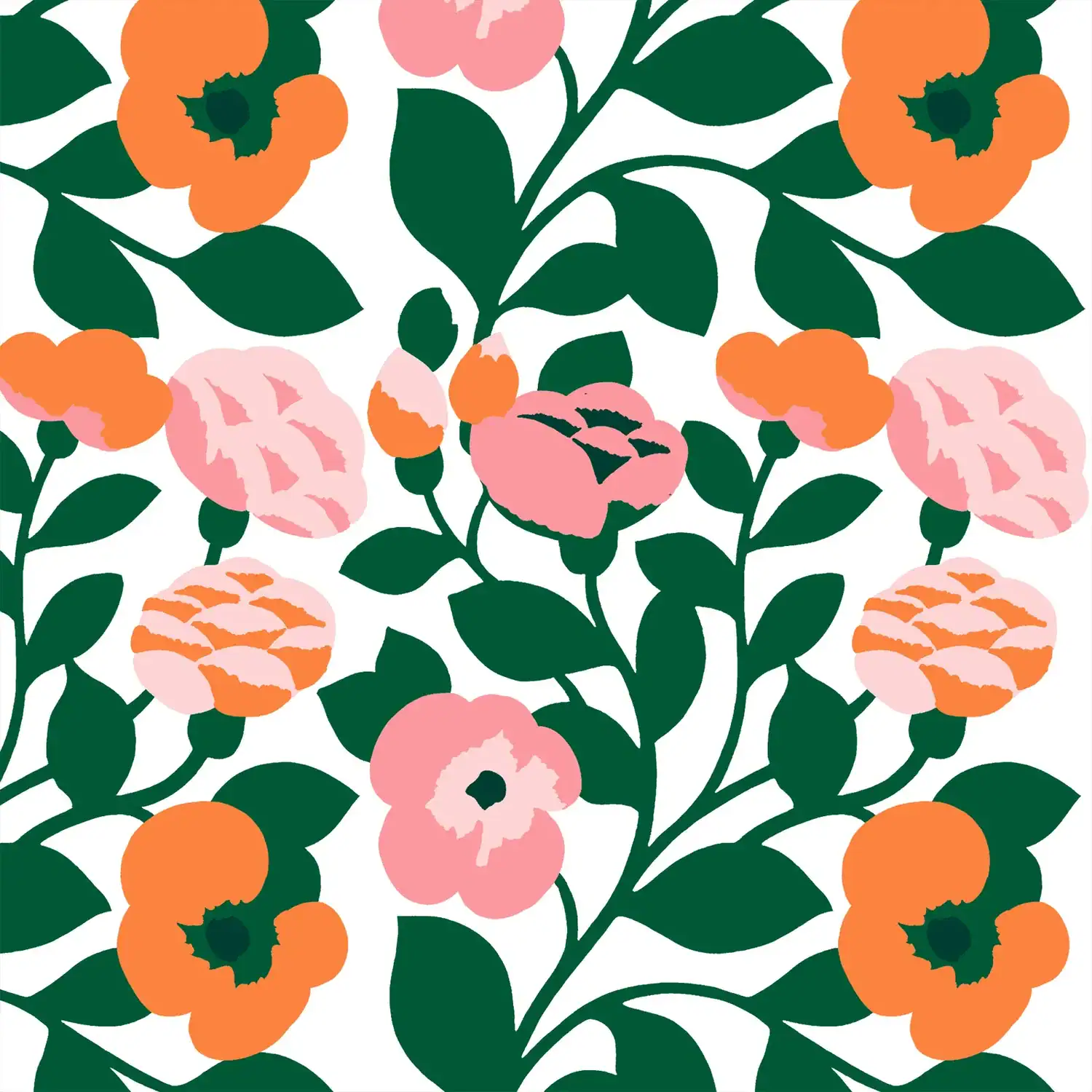 Papirservietter -Marimekko Dark Green, Lunsj