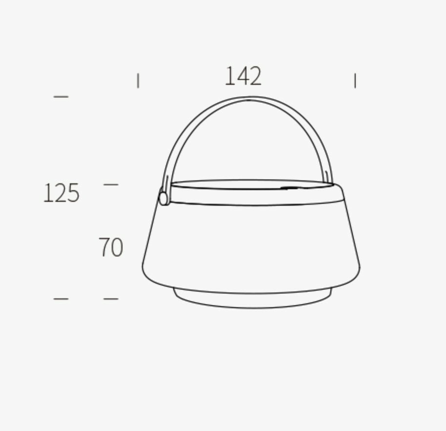 Solar Lantern bordlampe -Oppladbar/solcelle - Bilde 3
