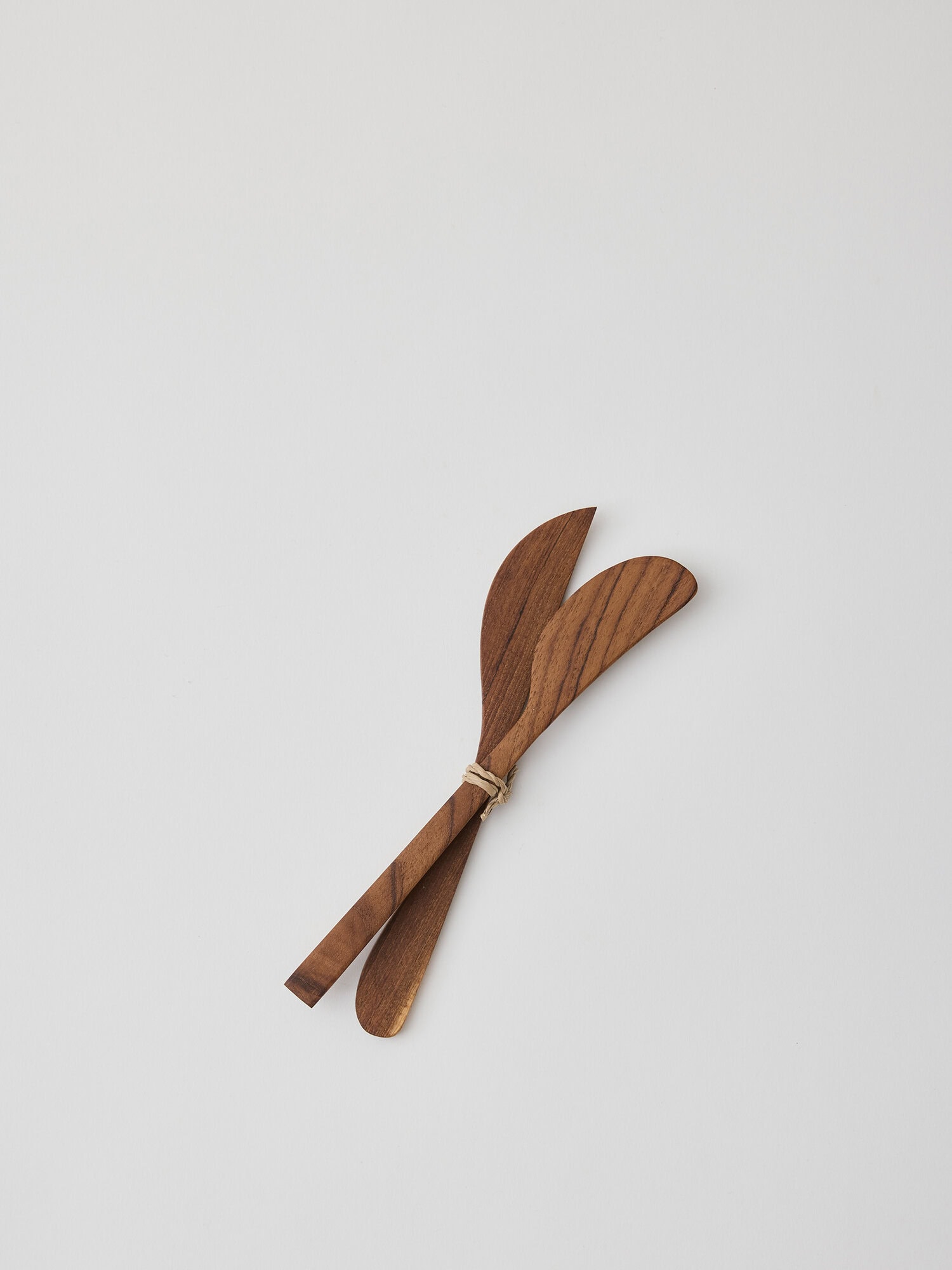 Teak Sett med Smørkniver