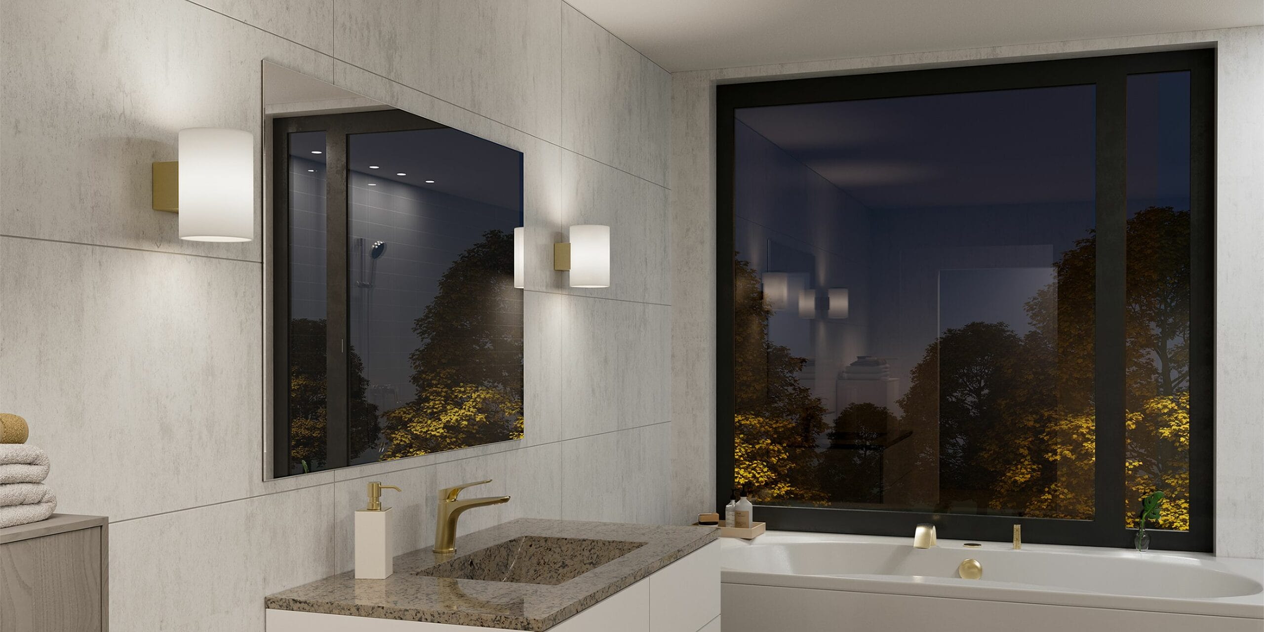 Evoke Vegglampe -Opal / Hvit S - Bilde 2
