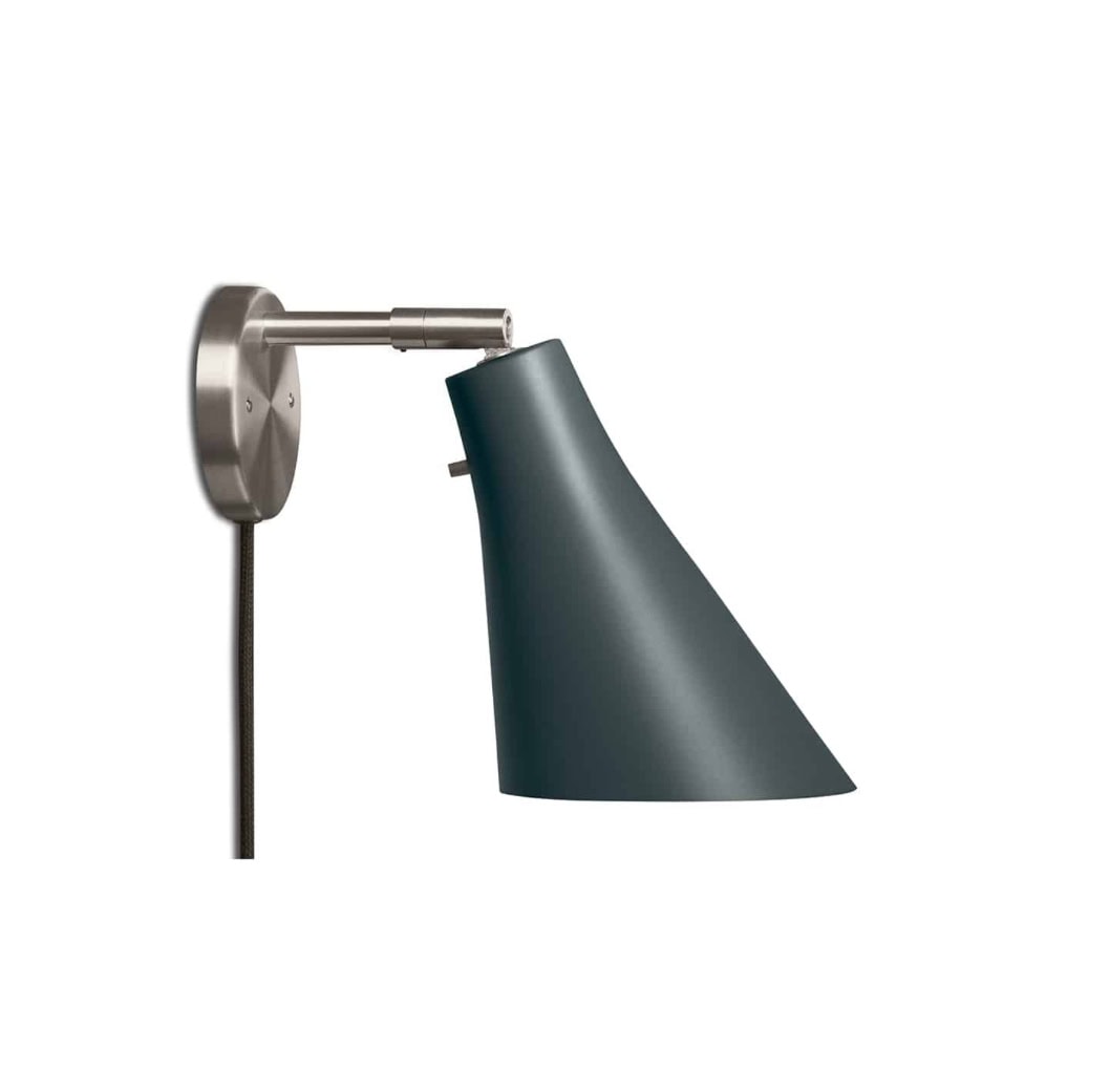 Miller vegglampe -Grå/stål