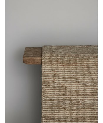 Alternative view of Gulvteppe, Hemp Wool Stripe -80x200