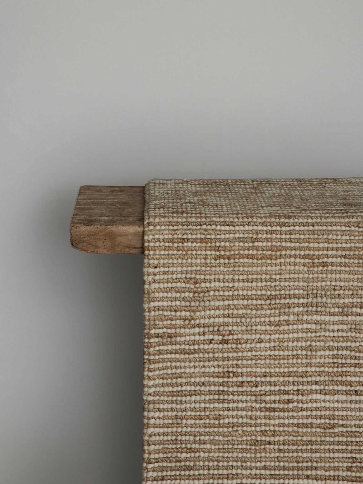 Gulvteppe, Hemp Wool Stripe -170x240 - Bilde 3
