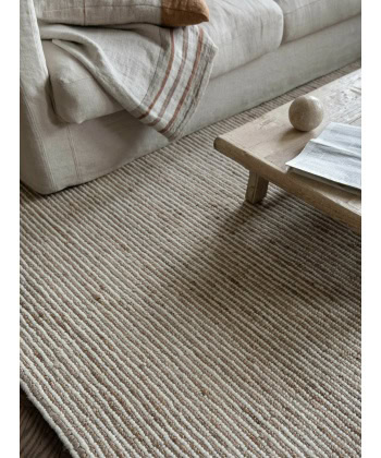 Alternative view of Gulvteppe, Hemp Wool Stripe -170x240