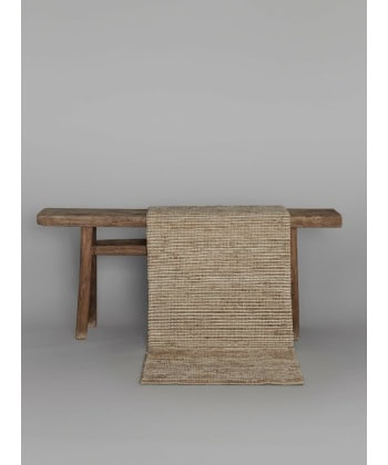 Gulvteppe, Hemp Wool Stripe -80x200
