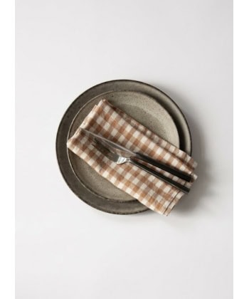 Alternative view of Linserviett Gingham Biscuit