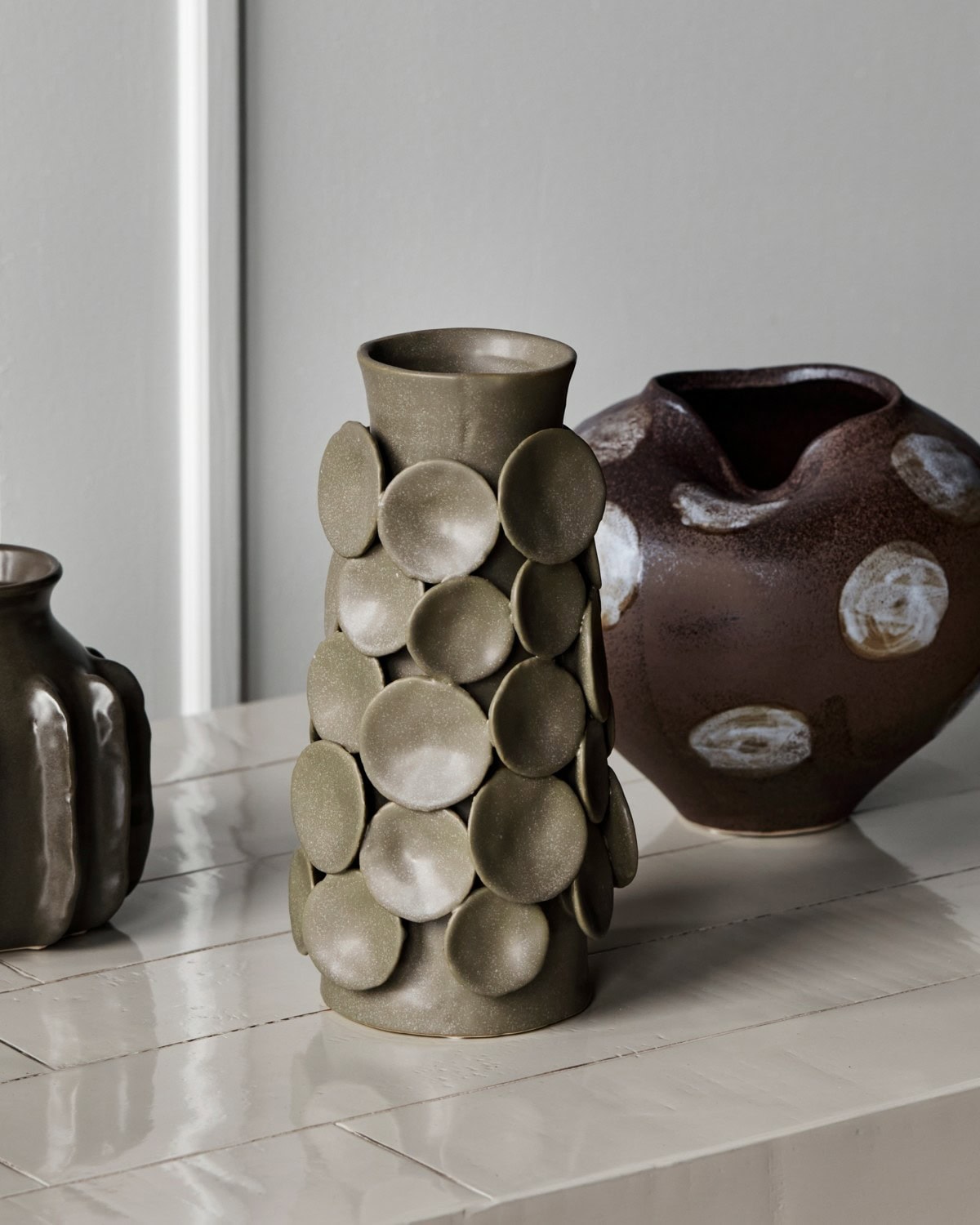 Dot Vase -Khaki - Bilde 2