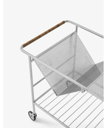Alima Trolley NDS1 -Trallebord i krom/valnøtt - Bilde 4