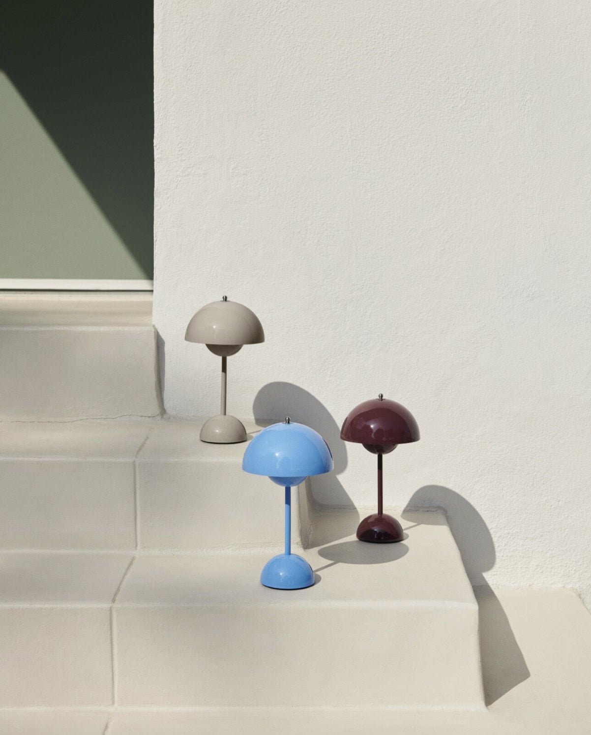 Flowerpot oppladbar bordlampe VP9, Dark Plum - Bilde 3