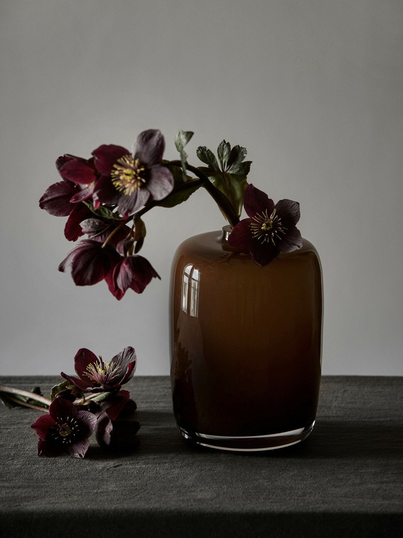Verona Vase, høy -Brun - Bilde 2