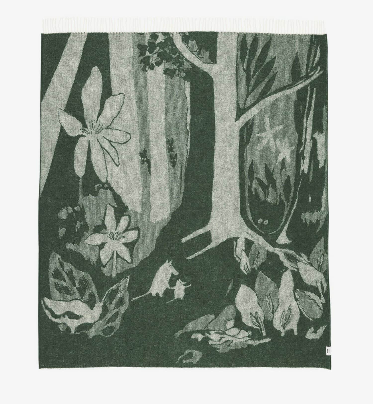 Mummi Ullpledd -Grønn