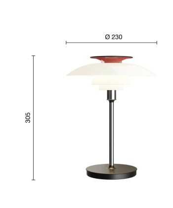 PH 80 Oppladbar Bordlampe - Bilde 3