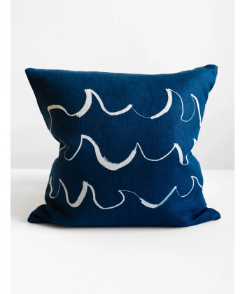 Wave putetrekk -48x48, blå