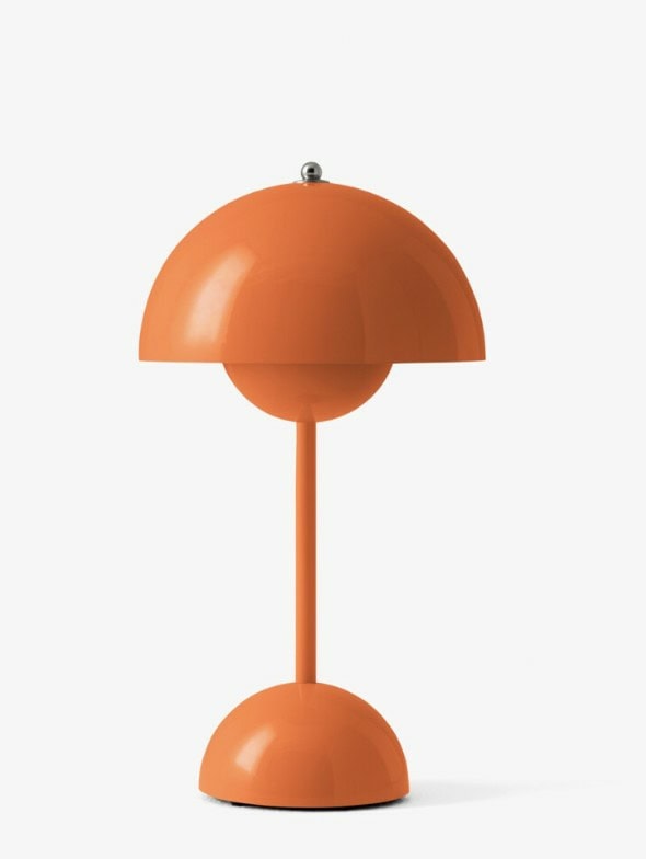 Flowerpot oppladbar bordlampe VP9, Zesty Orange - Bilde 3