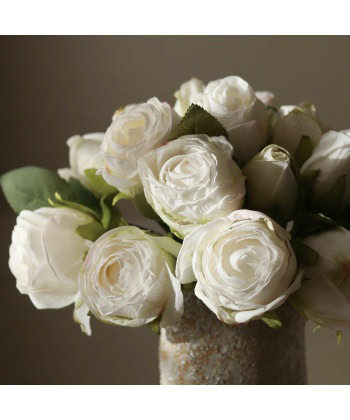 Rose bukett, Hvit -20stk - Bilde 3