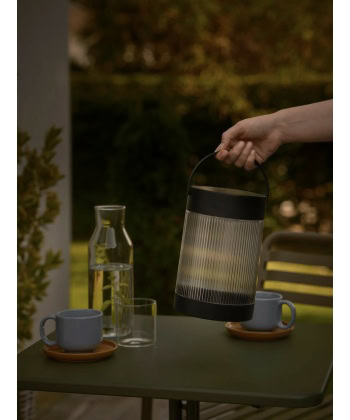 Coupar Solar / Oppladbar Bordlampe -Sort - Bilde 3