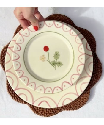 Alternative view of Lunsjtallerken -Cottage Flower Strawberry