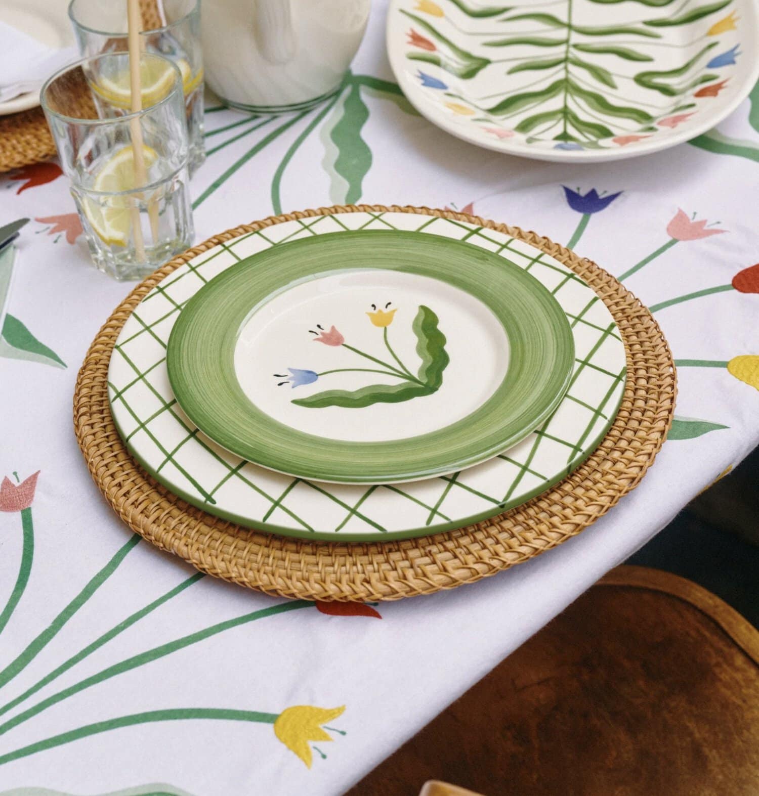 Lunsjtallerken -Tulip Green - Bilde 2