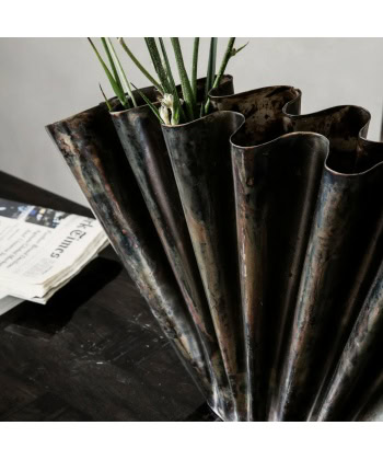 Flood Vase, Bred -Antikk Brun - Bilde 3